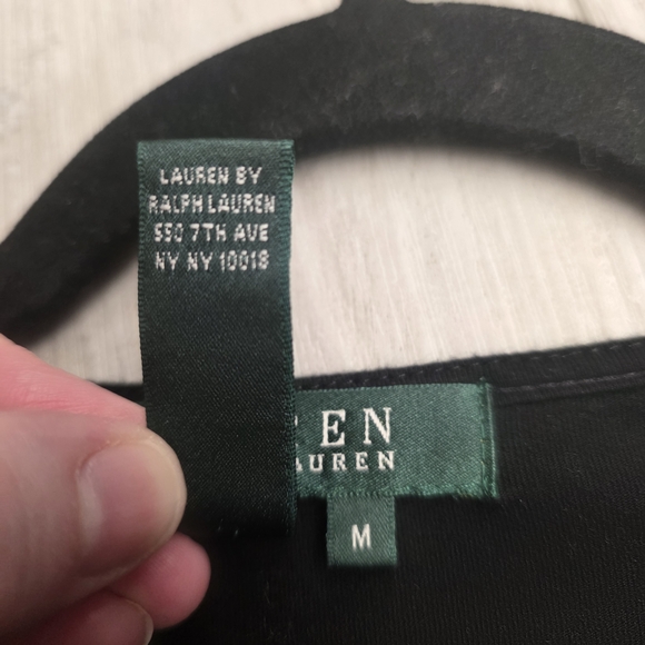 Black Wrap Top - Picture 8 of 9